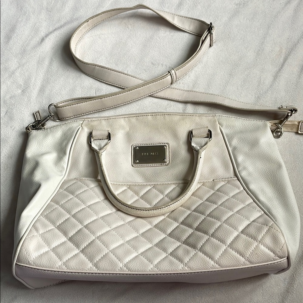 Nine West White Leather Purse